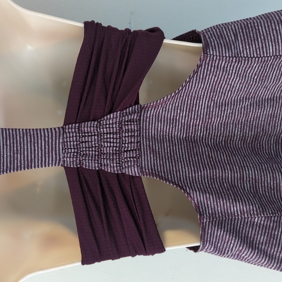 Lululemon Turbo Tank Tonka Stripe Bordeaux Drama - Picture 15 of 16